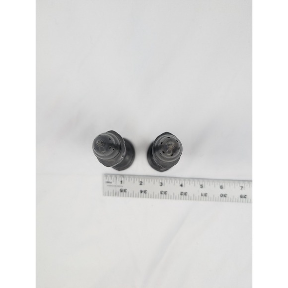 Vintage Astor by Poole Salt & Pepper Shakers Pewter Silver Plated Tableware USA - Picture 3 of 8